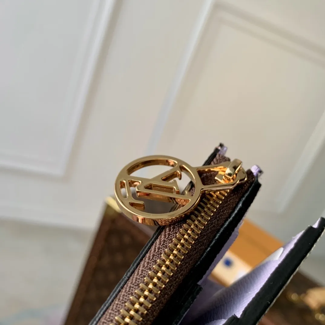 ルイ・ヴィトン ポルトフォイユ・リサ M82415 パープル 長財布 - 画像 (5)