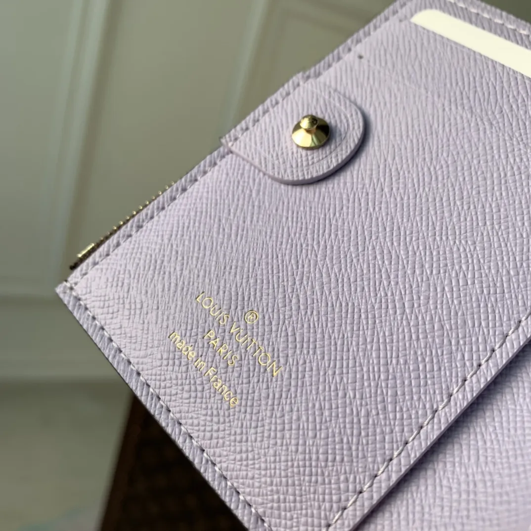 ルイ・ヴィトン ポルトフォイユ・リサ M82415 パープル 長財布 - 画像 (6)