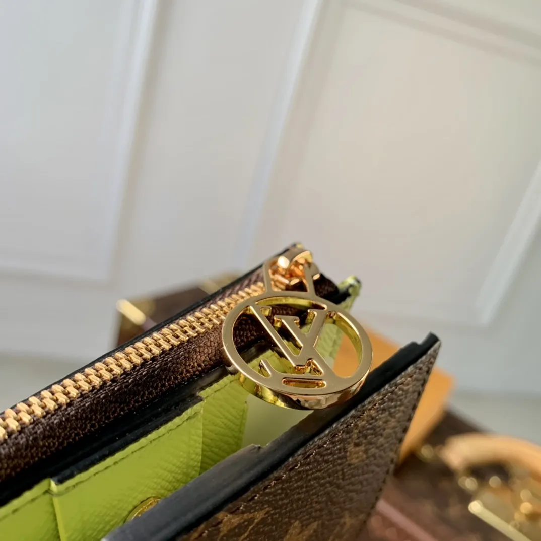 ルイ・ヴィトン ポルトフォイユ・リサ 財布 グリーン モノグラム - 画像 (5)