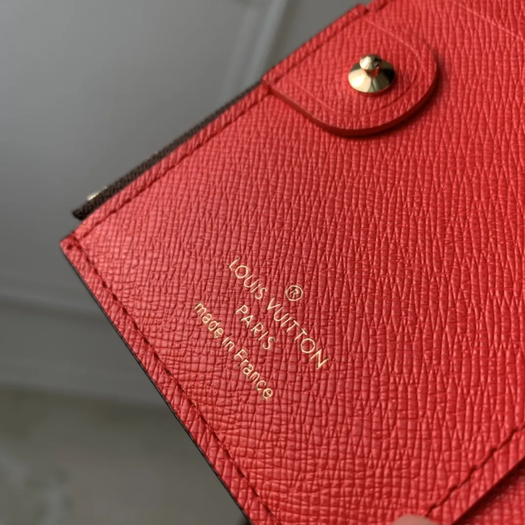ルイ・ヴィトン ポルトフォイユ・リサ M8281 レッド ウォレット - 画像 (4)