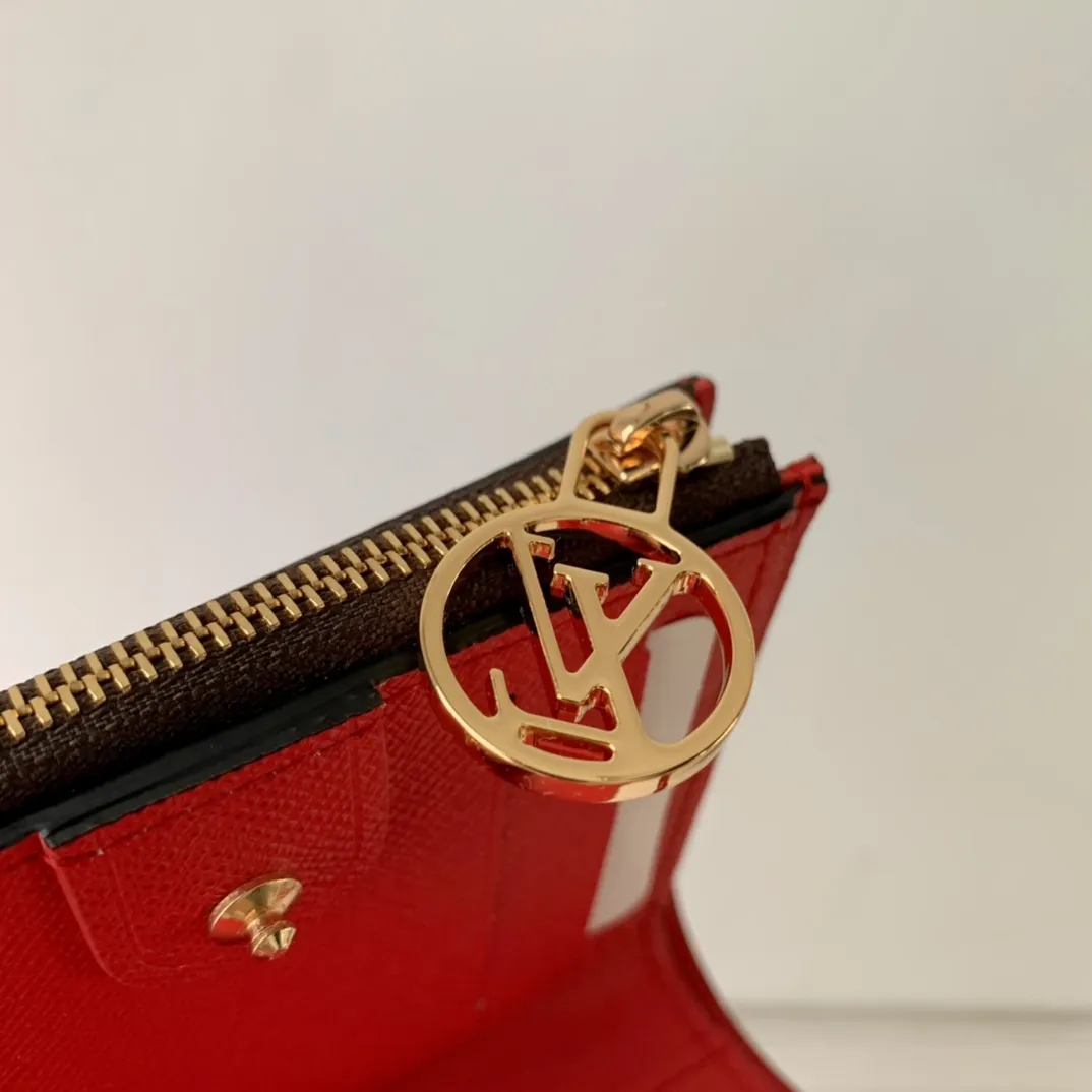 ルイ・ヴィトン ポルトフォイユ・リサ M8281 レッド ウォレット - 画像 (6)