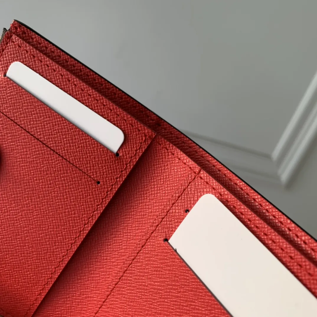 ルイ・ヴィトン ポルトフォイユ・リサ M8281 レッド ウォレット - 画像 (7)
