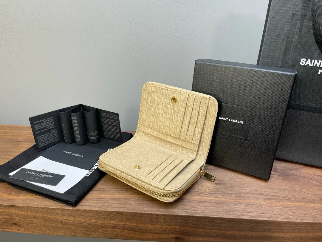 サンローラン カサンドル マトラッセ ウォレット ベージュ - 画像 (10)
