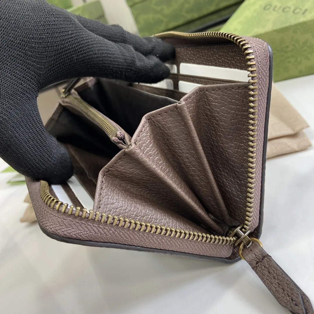 グッチ アリア バンブーウォレット ブラウン キャンバス GG - 画像 (9)