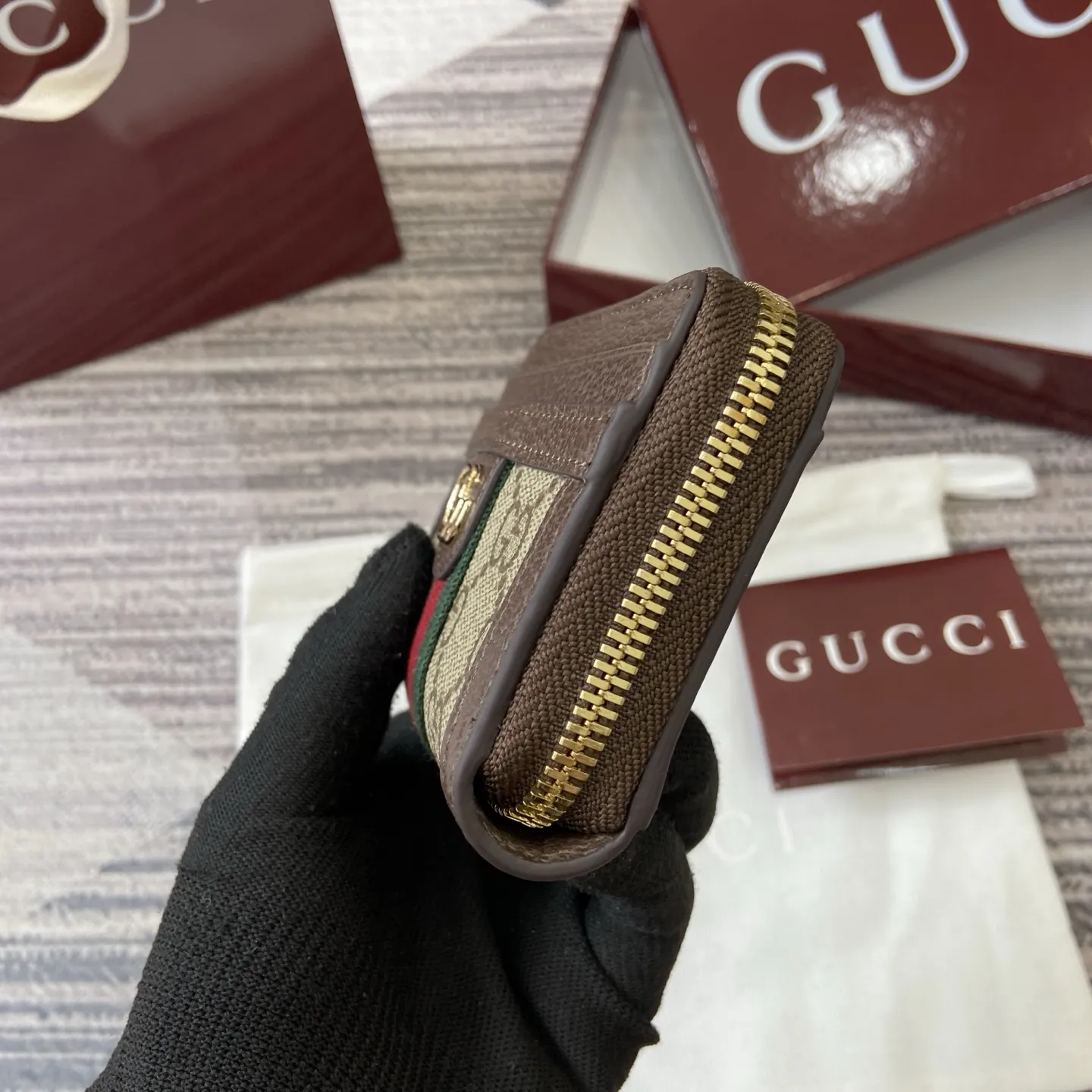 グッチ オフィディア ウォレット 838489 ベージュブラウン - 画像 (6)