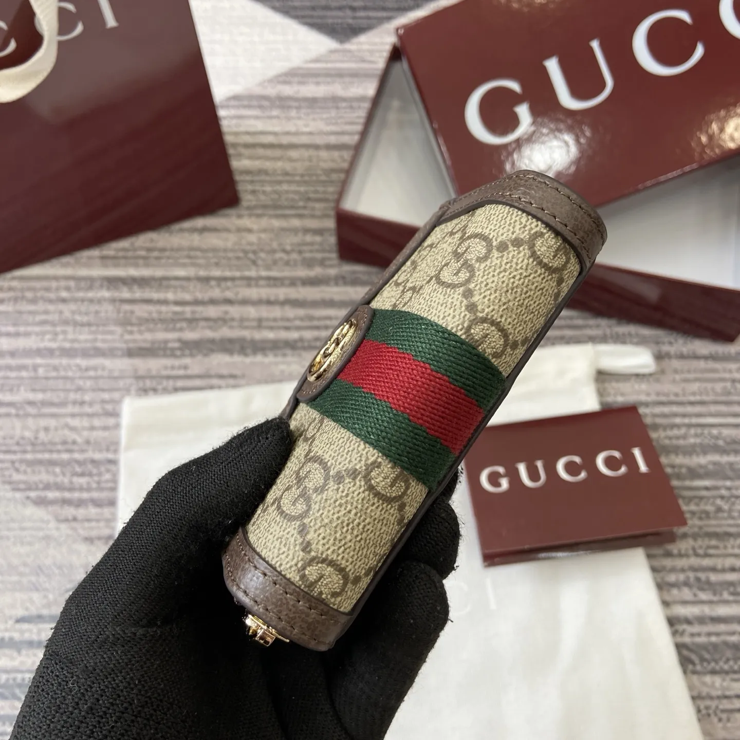 グッチ オフィディア ウォレット 838489 ベージュブラウン - 画像 (7)