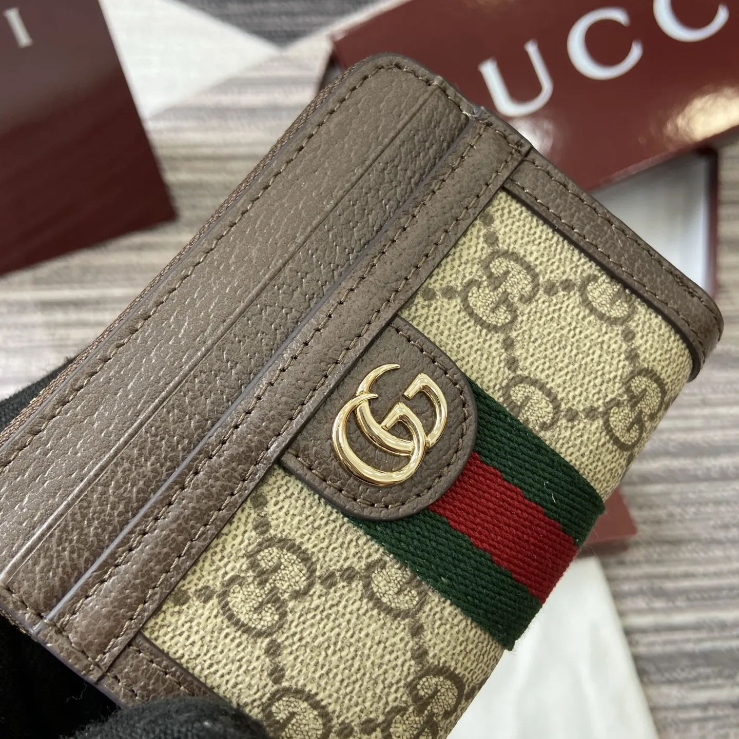 グッチ オフィディア ウォレット 838489 ベージュブラウン - 画像 (8)