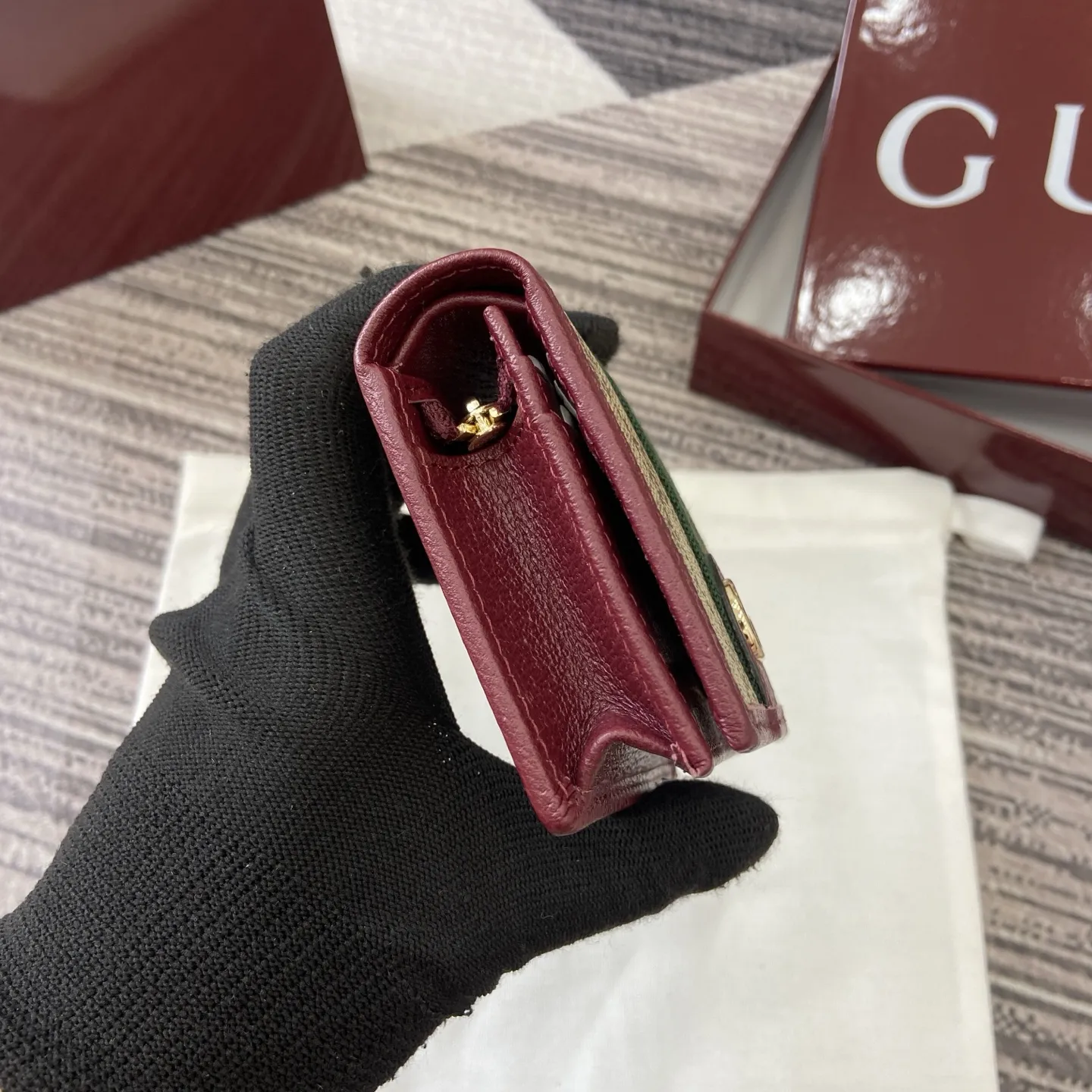 グッチ オフィディア ウォレット 838487 ベージュレッド GG - 画像 (4)