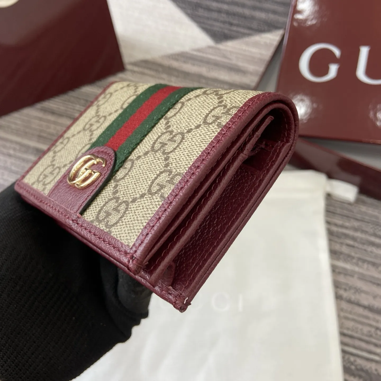 グッチ オフィディア ウォレット 838487 ベージュレッド GG - 画像 (6)