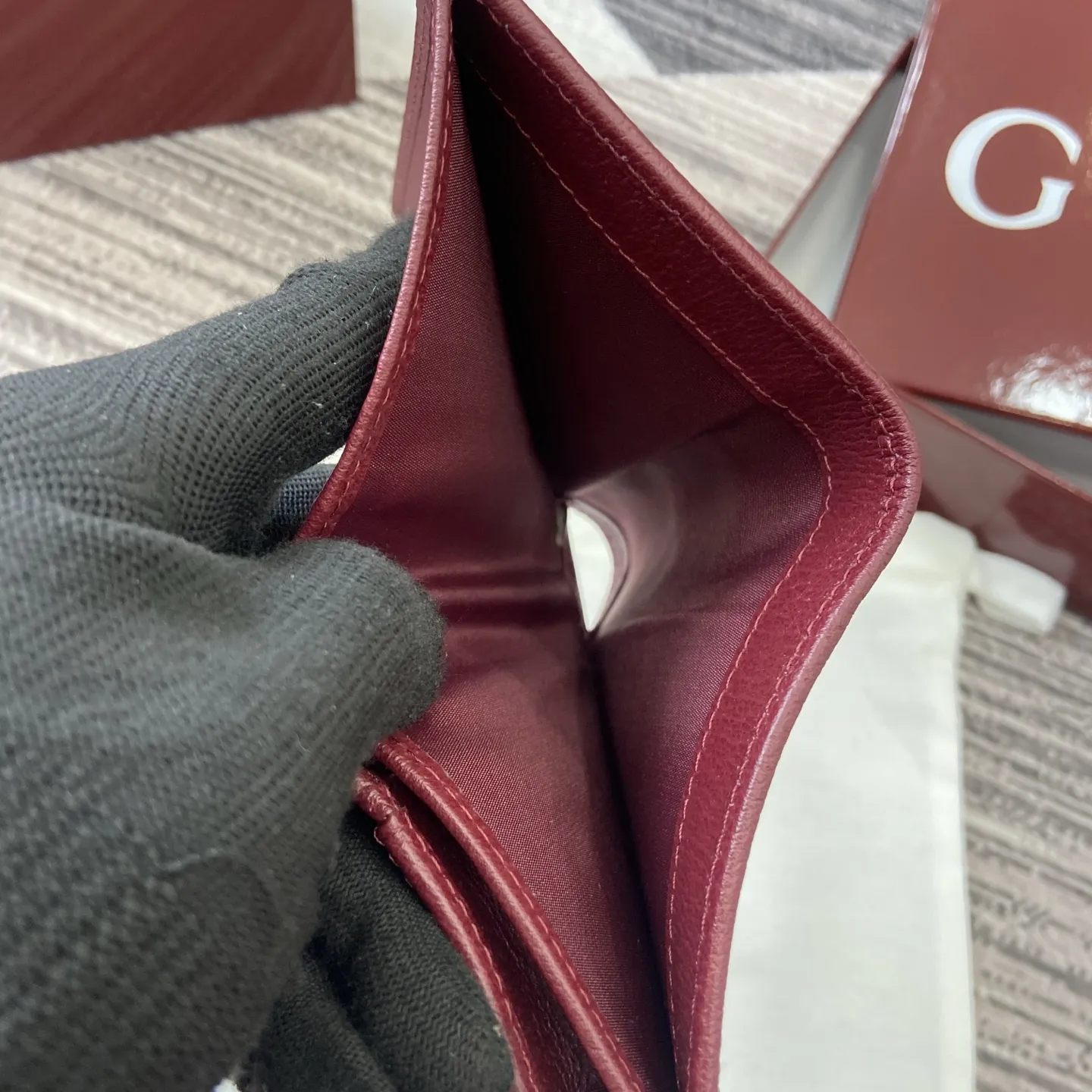 グッチ オフィディア ウォレット 838487 ベージュレッド GG - 画像 (9)