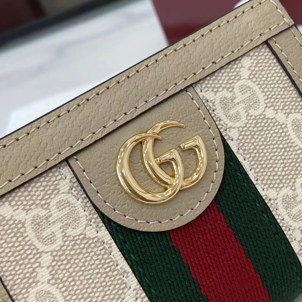 グッチ シュプリーム ウォレット 813296 オートミールカラー - 画像 (6)