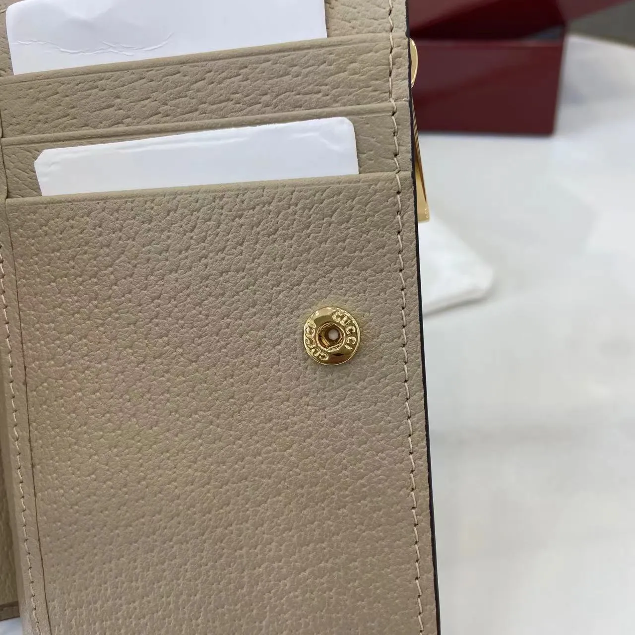 グッチ シュプリーム ウォレット 813296 オートミールカラー - 画像 (9)