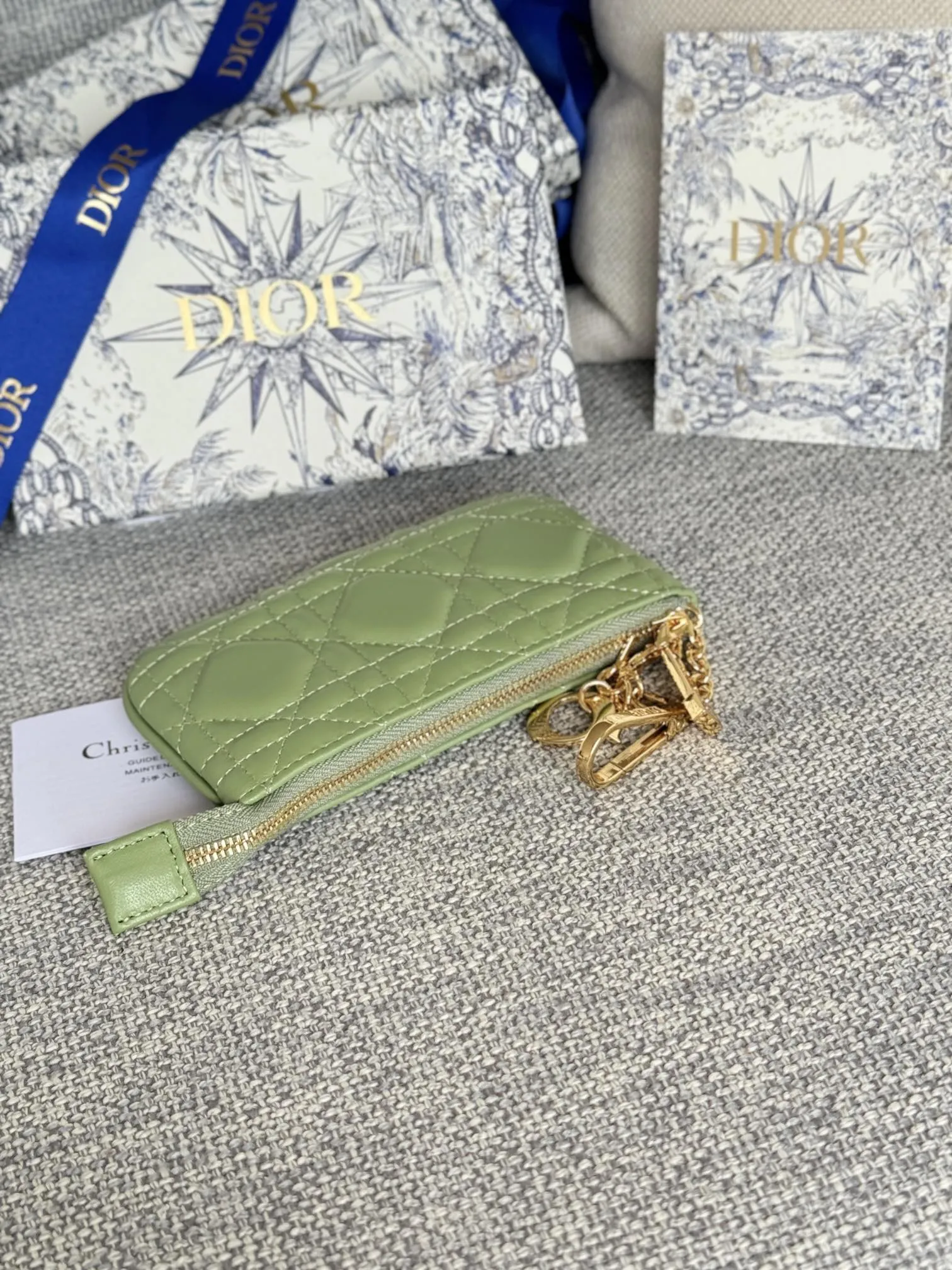 ディオール カロ カードホルダー 30 モンテーニュ グリシーヌ - 画像 (4)