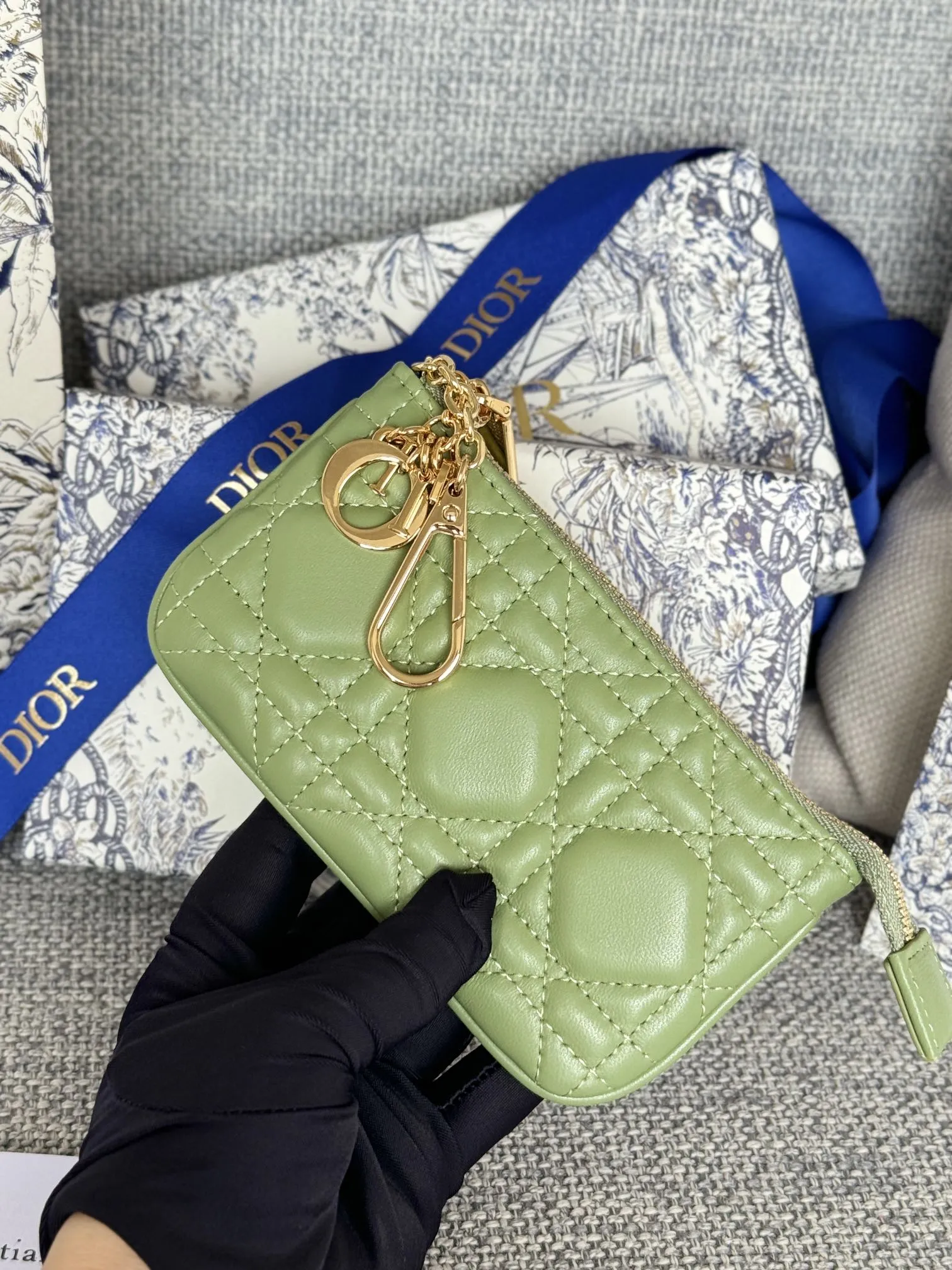 ディオール カロ カードホルダー 30 モンテーニュ グリシーヌ - 画像 (7)