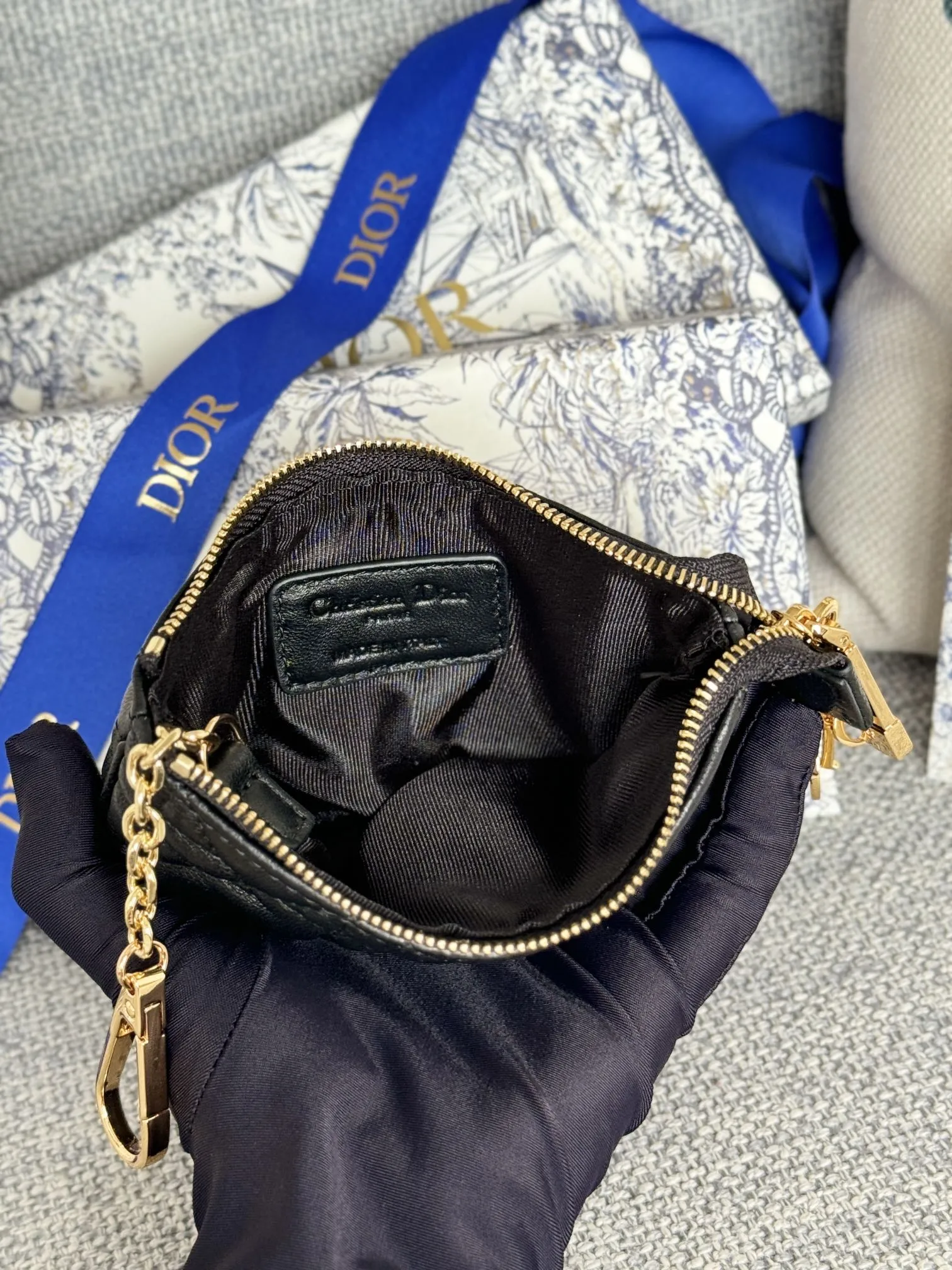 ディオール カロ 30 モンテーニュ グリシーヌ ウォレット - 画像 (9)