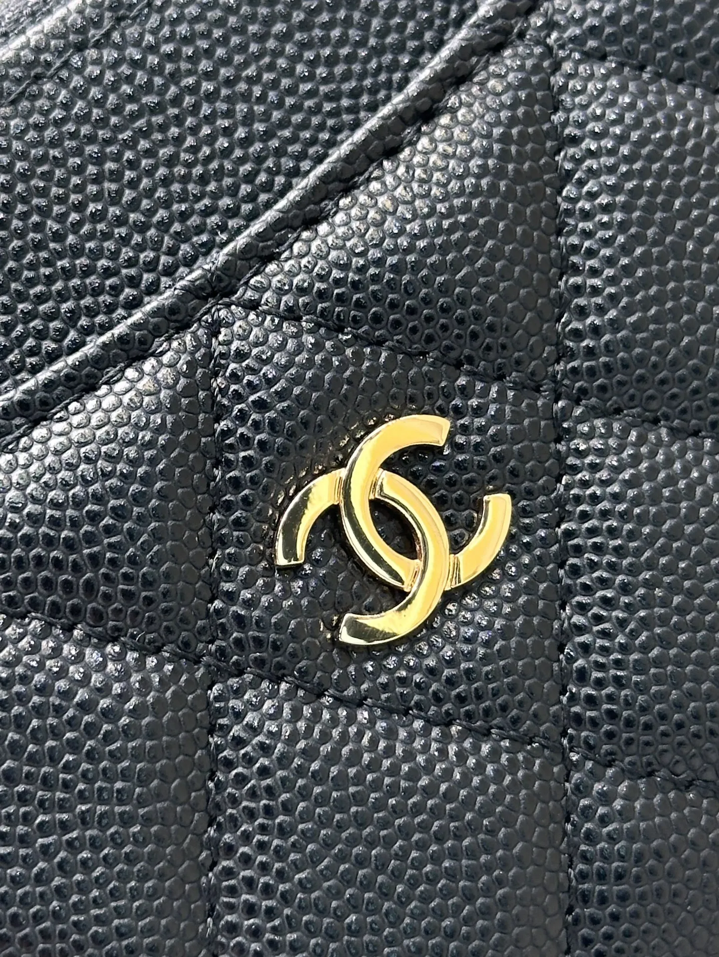 シャネル ココ コインパース ブラック キルティング - 画像 (4)