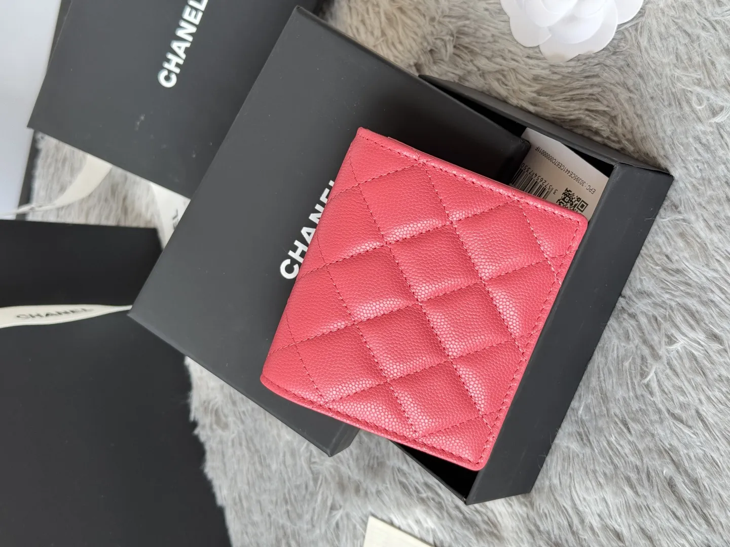 シャネル A84028 ピンク キルティング ウォレット - 画像 (4)