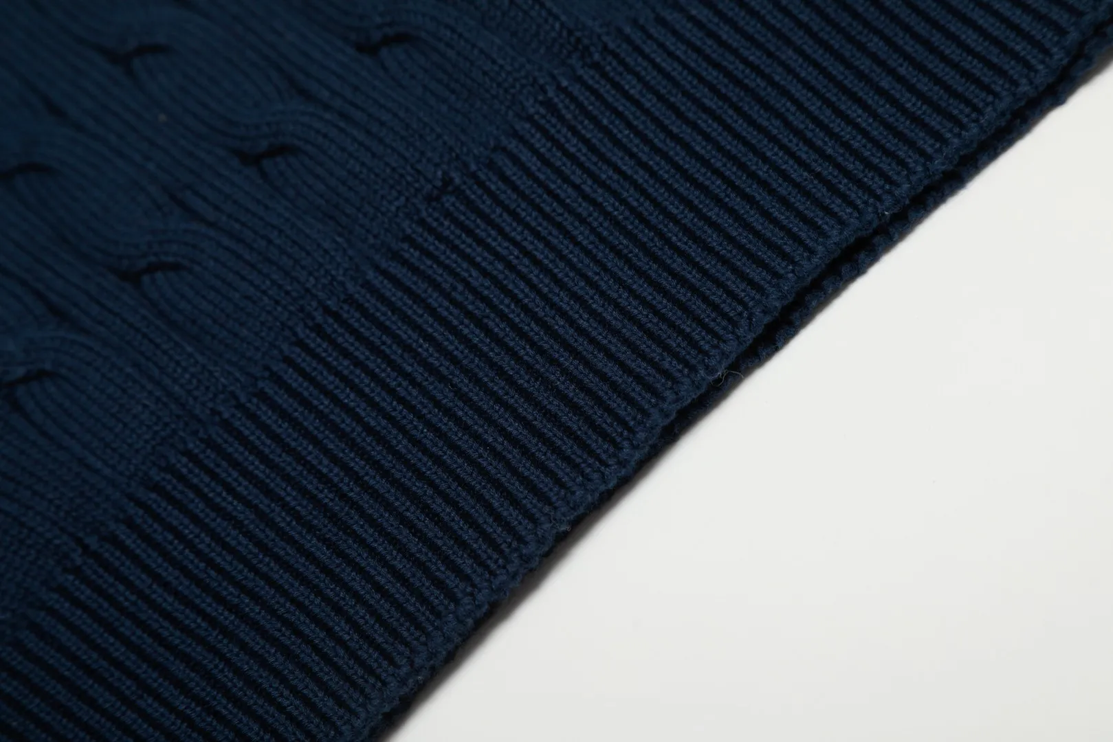 Ralph Lauren Polo Cable Knit Sweater Navy - Image 7