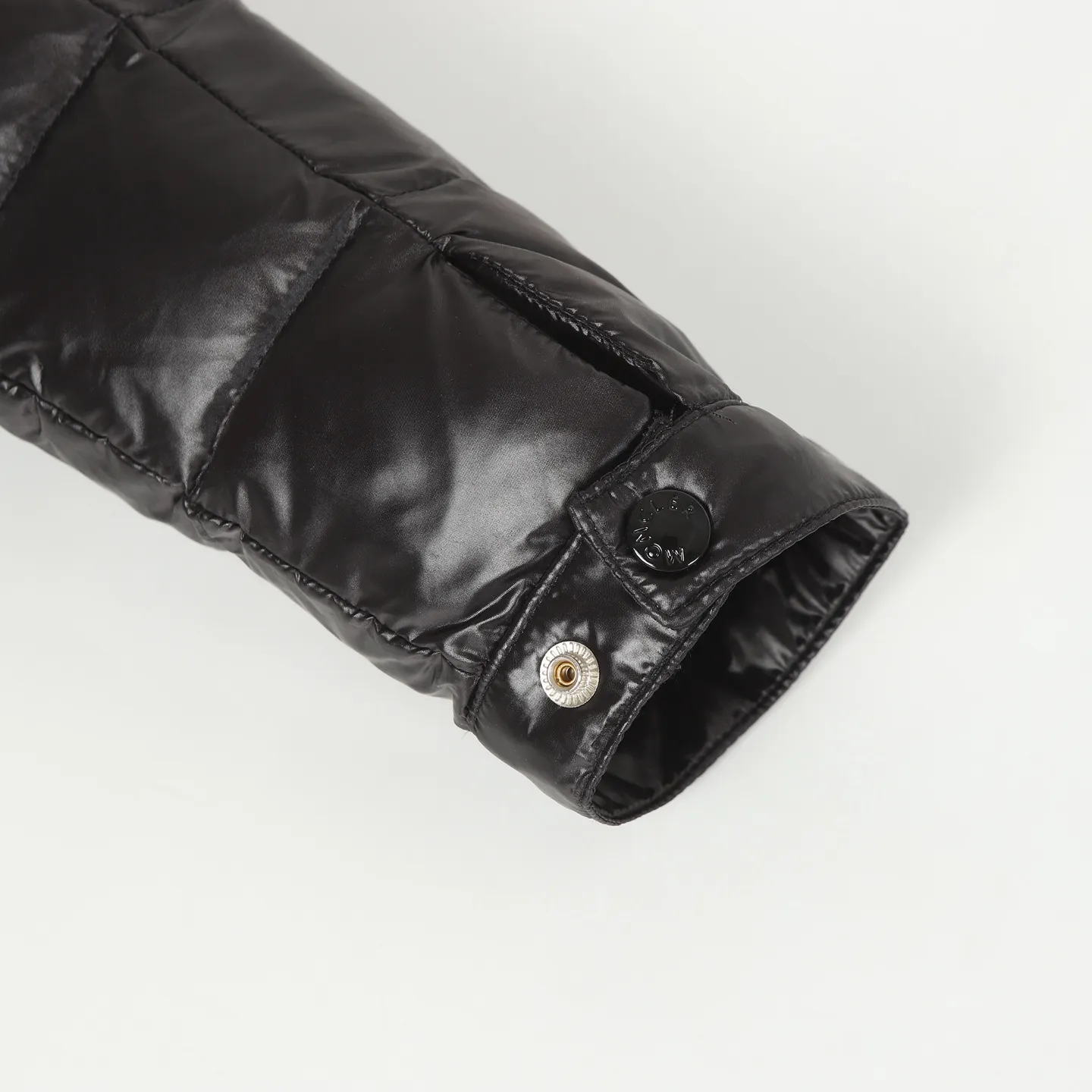 Moncler Acorus Stand Collar Down Jacket Black - Image 13