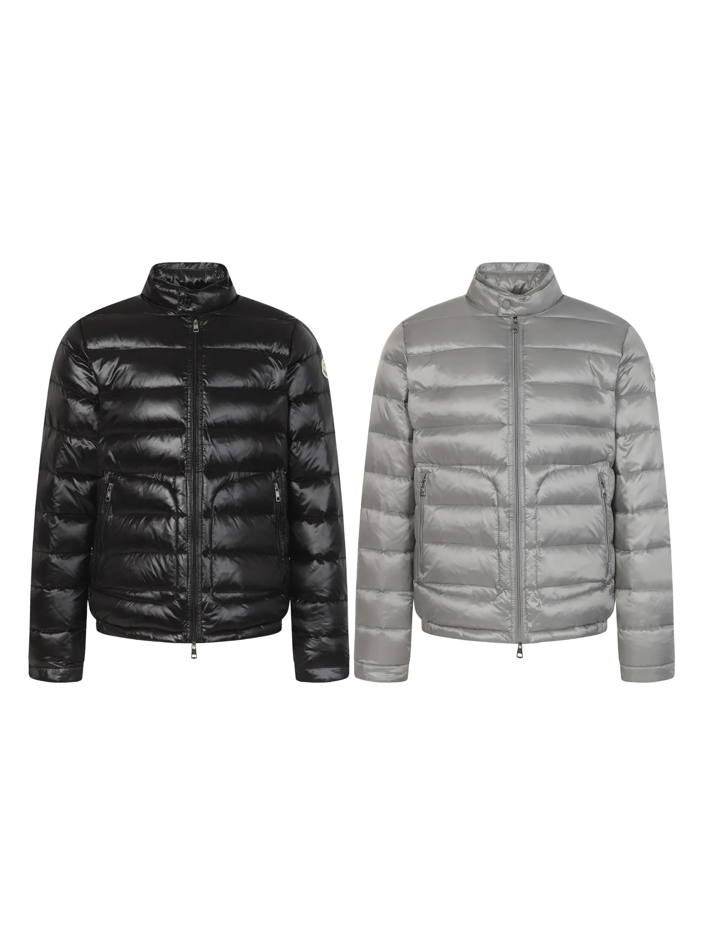Moncler Acorus Stand Collar Down Jacket Black - Image 14