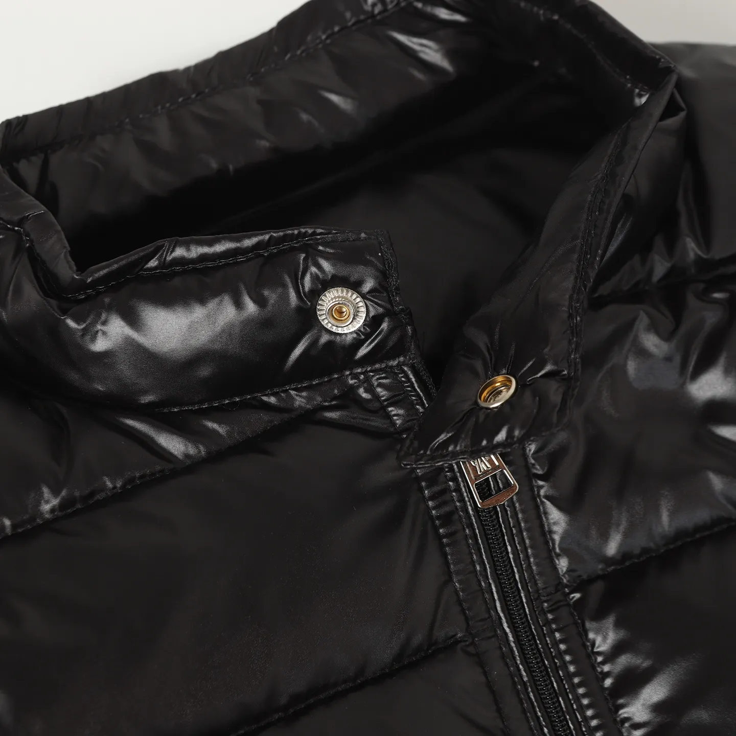 Moncler Acorus Stand Collar Down Jacket Black - Image 7