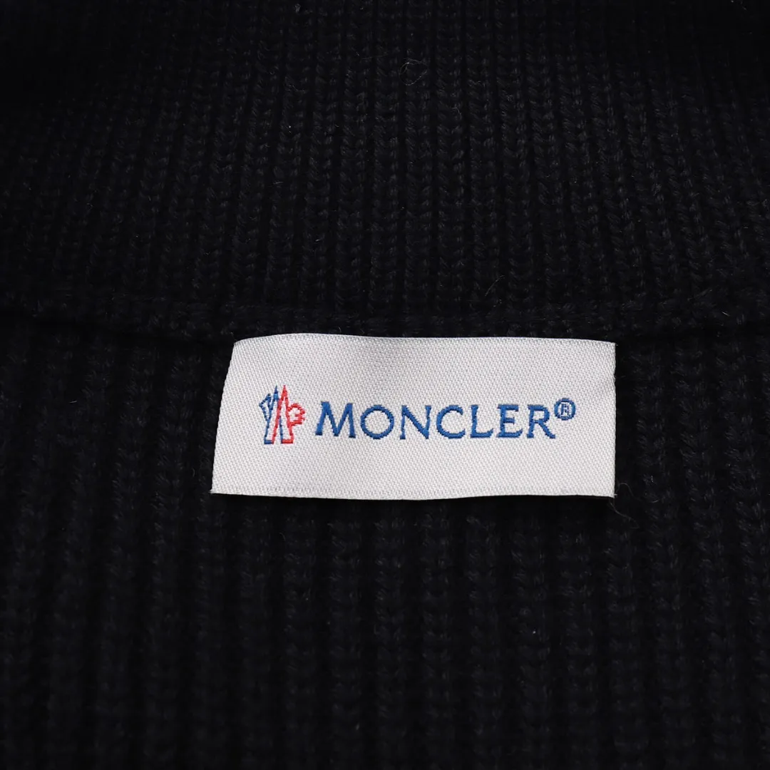 Moncler M32 Knit Down Jacket Black - Image 14