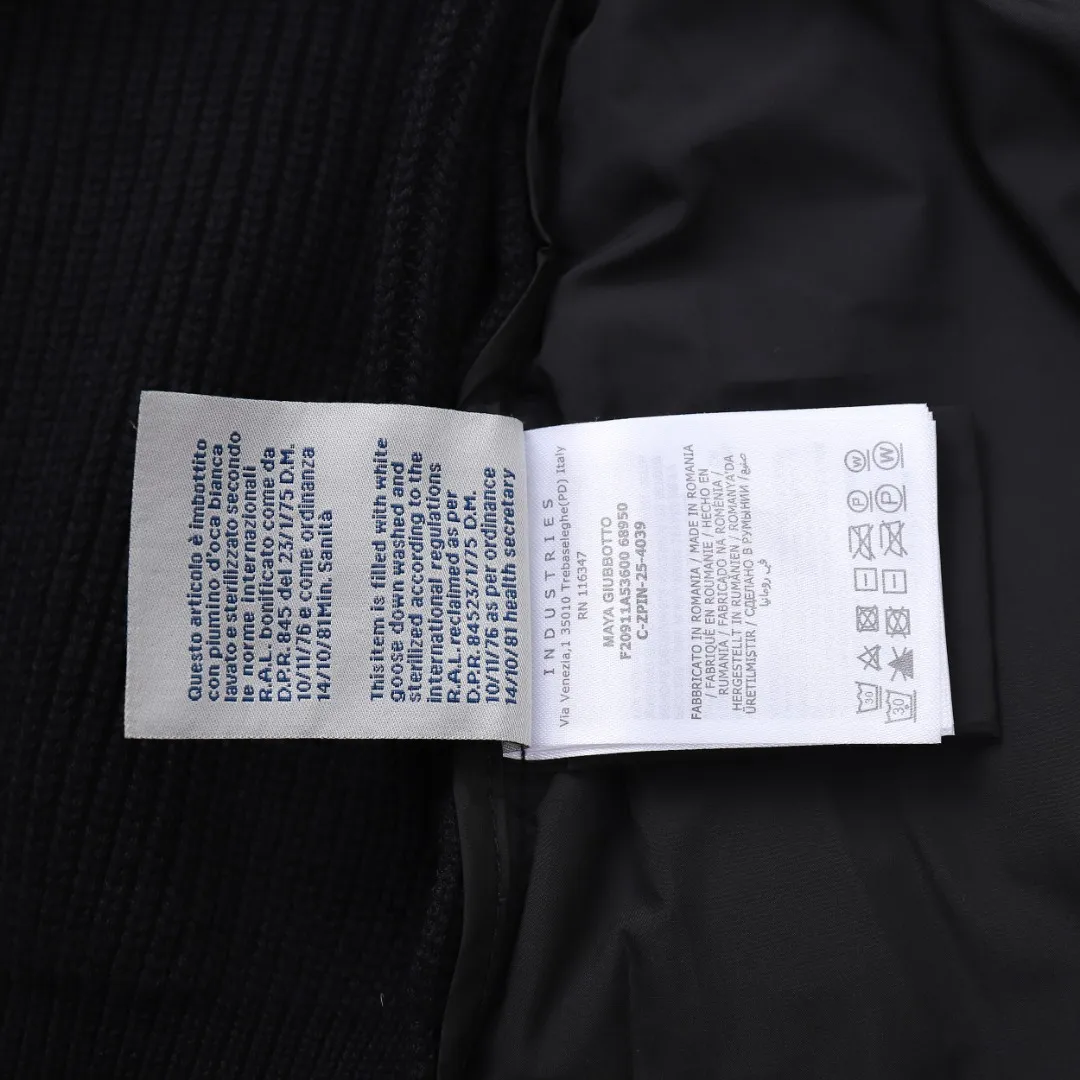 Moncler M32 Knit Down Jacket Black - Image 16