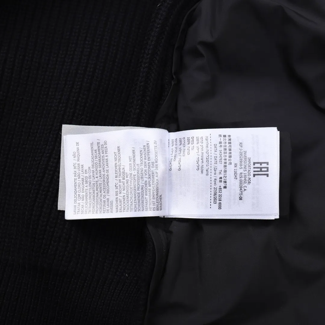Moncler M32 Knit Down Jacket Black - Image 17