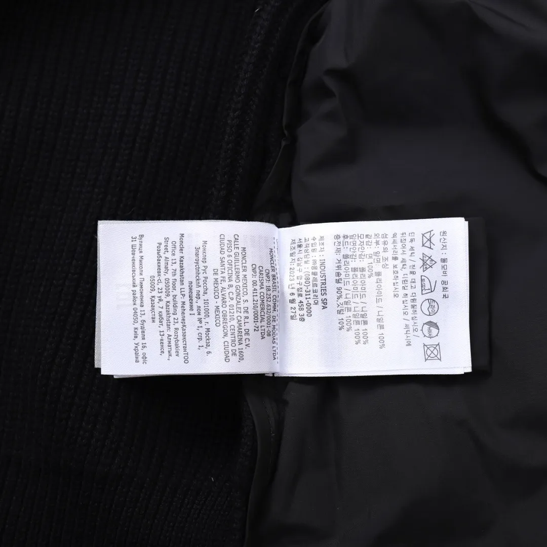 Moncler M32 Knit Down Jacket Black - Image 18