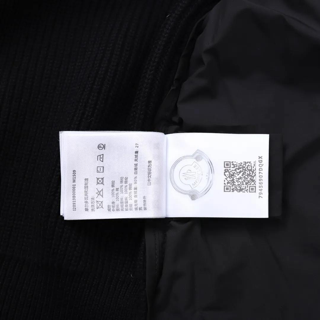Moncler M32 Knit Down Jacket Black - Image 20