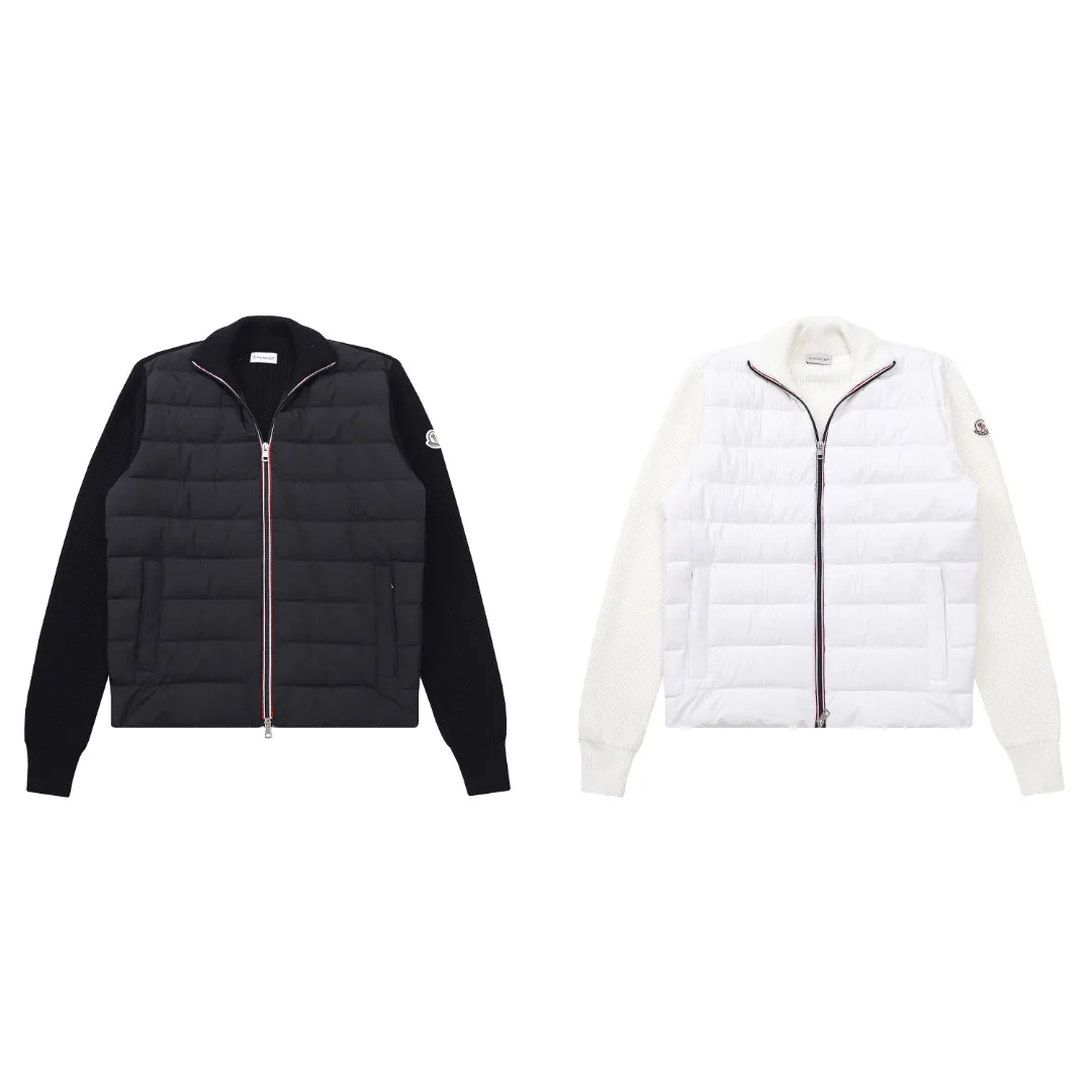 Moncler M32 Knit Down Jacket Black - Image 21