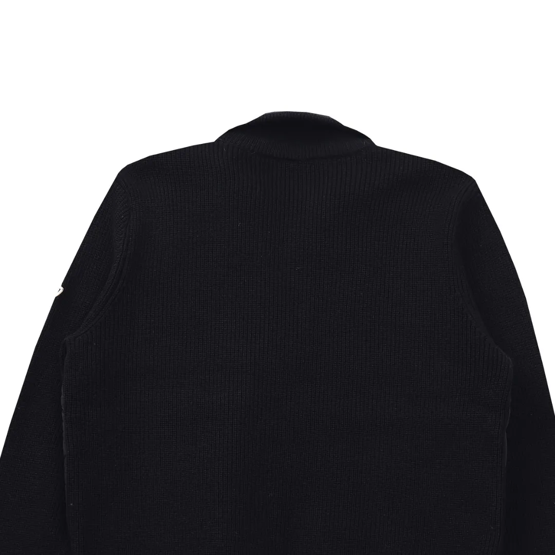 Moncler M32 Knit Down Jacket Black - Image 6