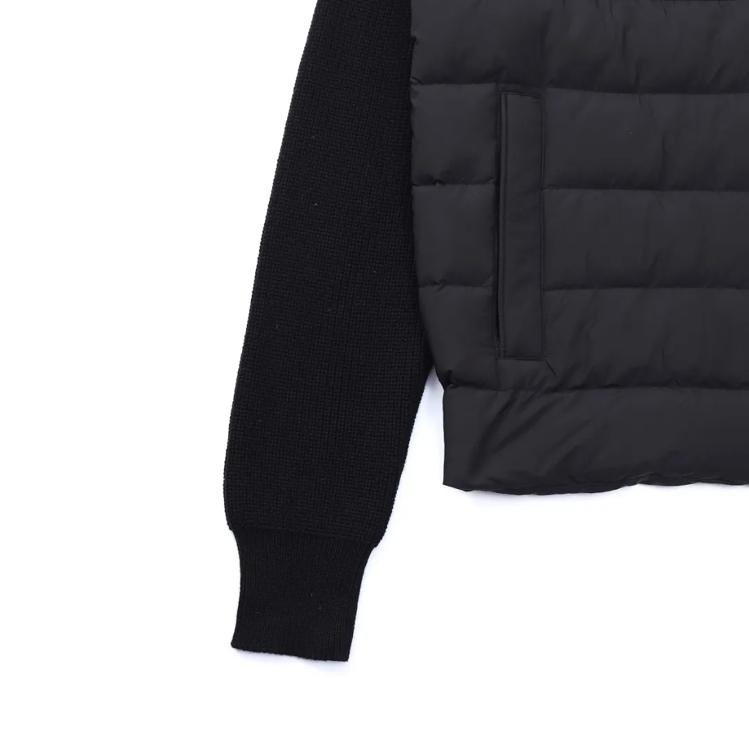 Moncler M32 Knit Down Jacket Black - Image 10