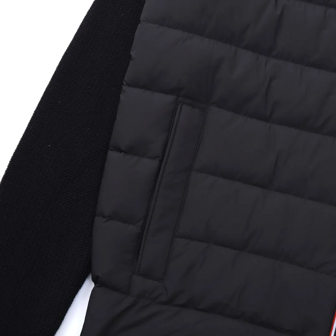 Moncler M32 Knit Down Jacket Black - Image 11