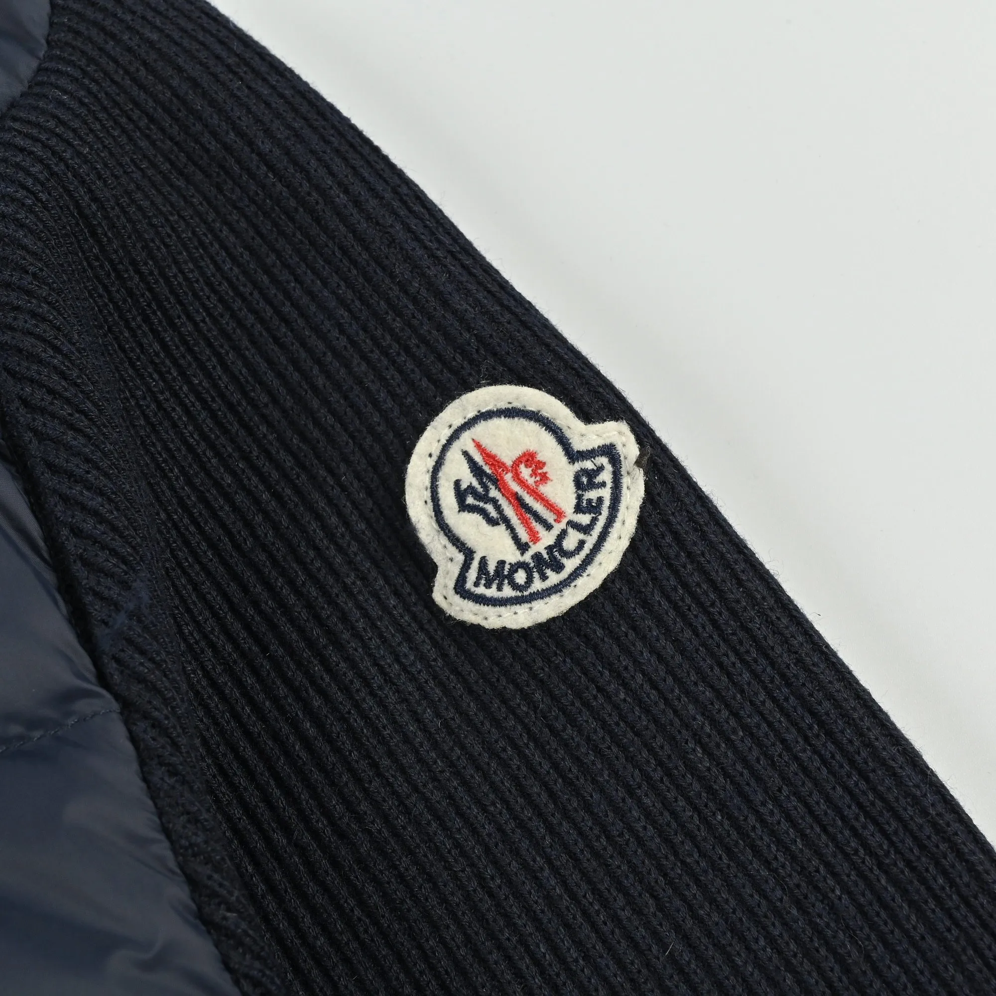 Moncler Knit Hooded Down Jacket Black - Image 14