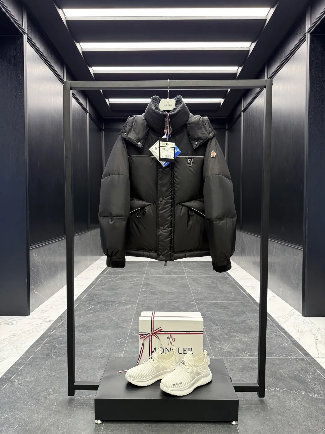 Moncler Grenoble Albiez Down Jacket Black Casual - Image 3