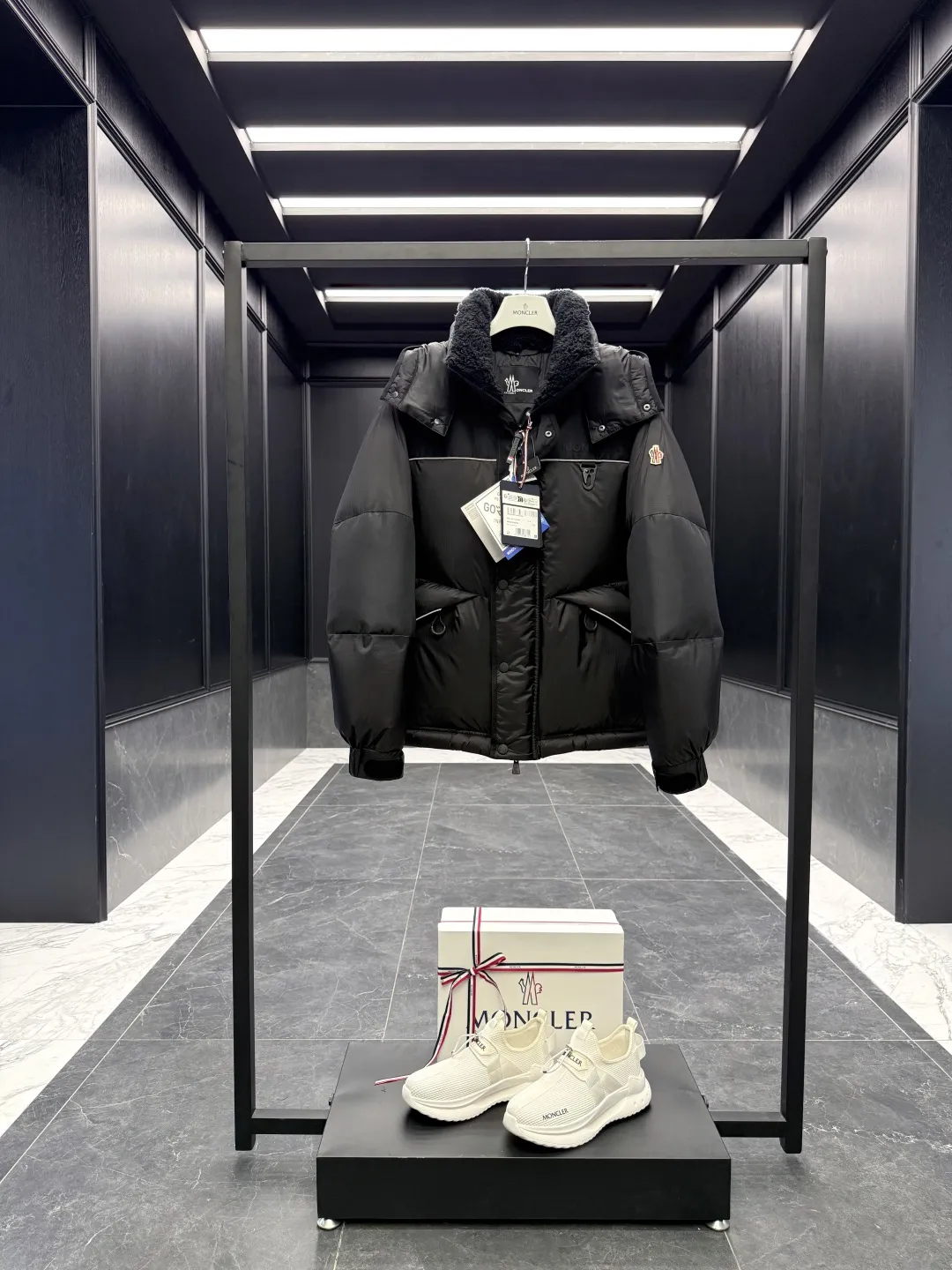 Moncler Grenoble Albiez Down Jacket Black Casual - Image 4