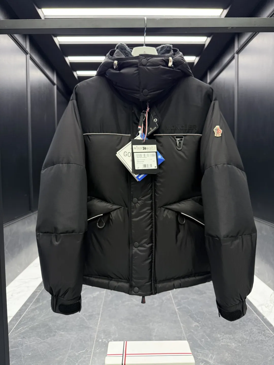 Moncler Grenoble Albiez Down Jacket Black Casual - Image 5