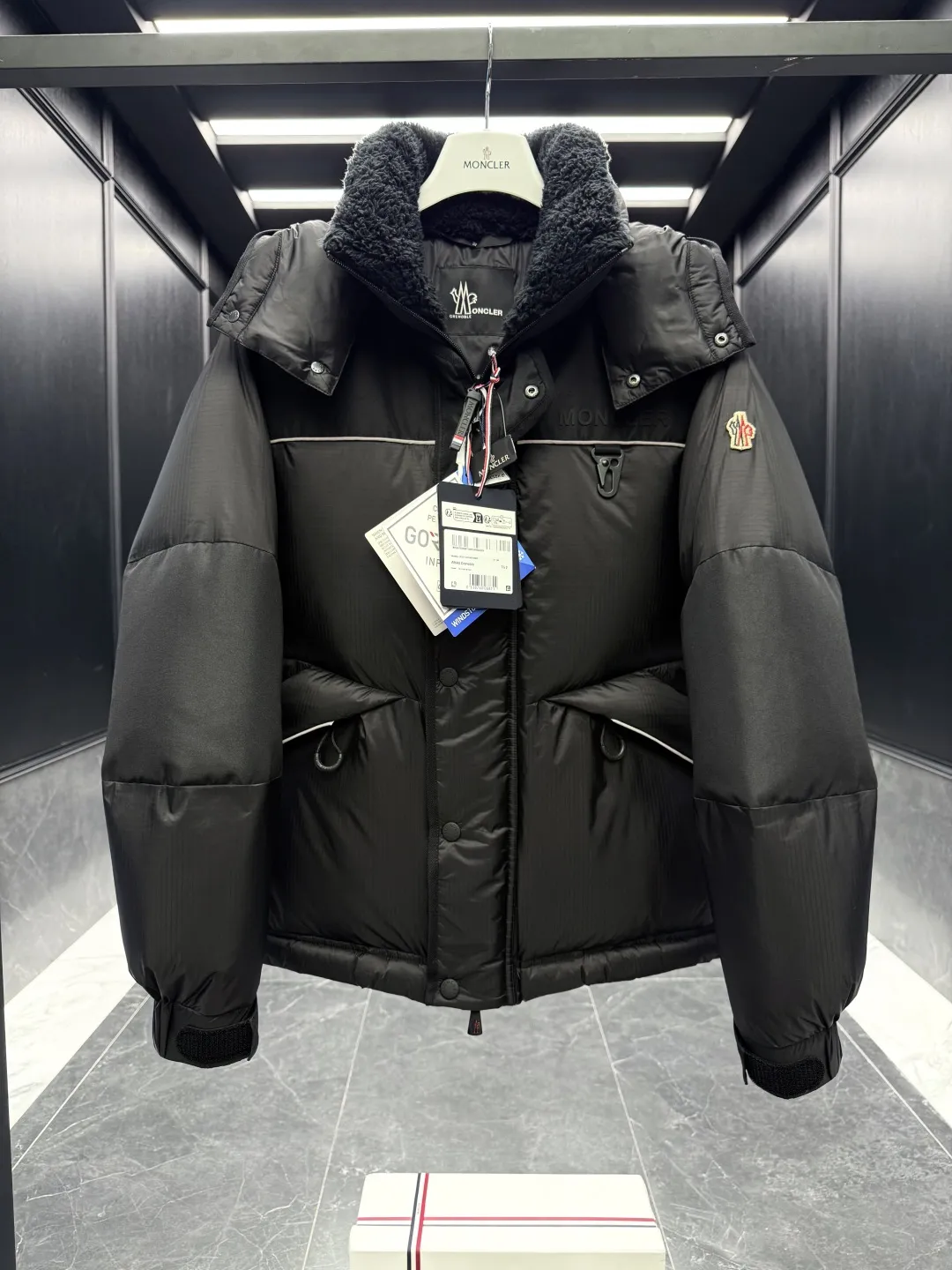 Moncler Grenoble Albiez Down Jacket Black Casual - Image 6