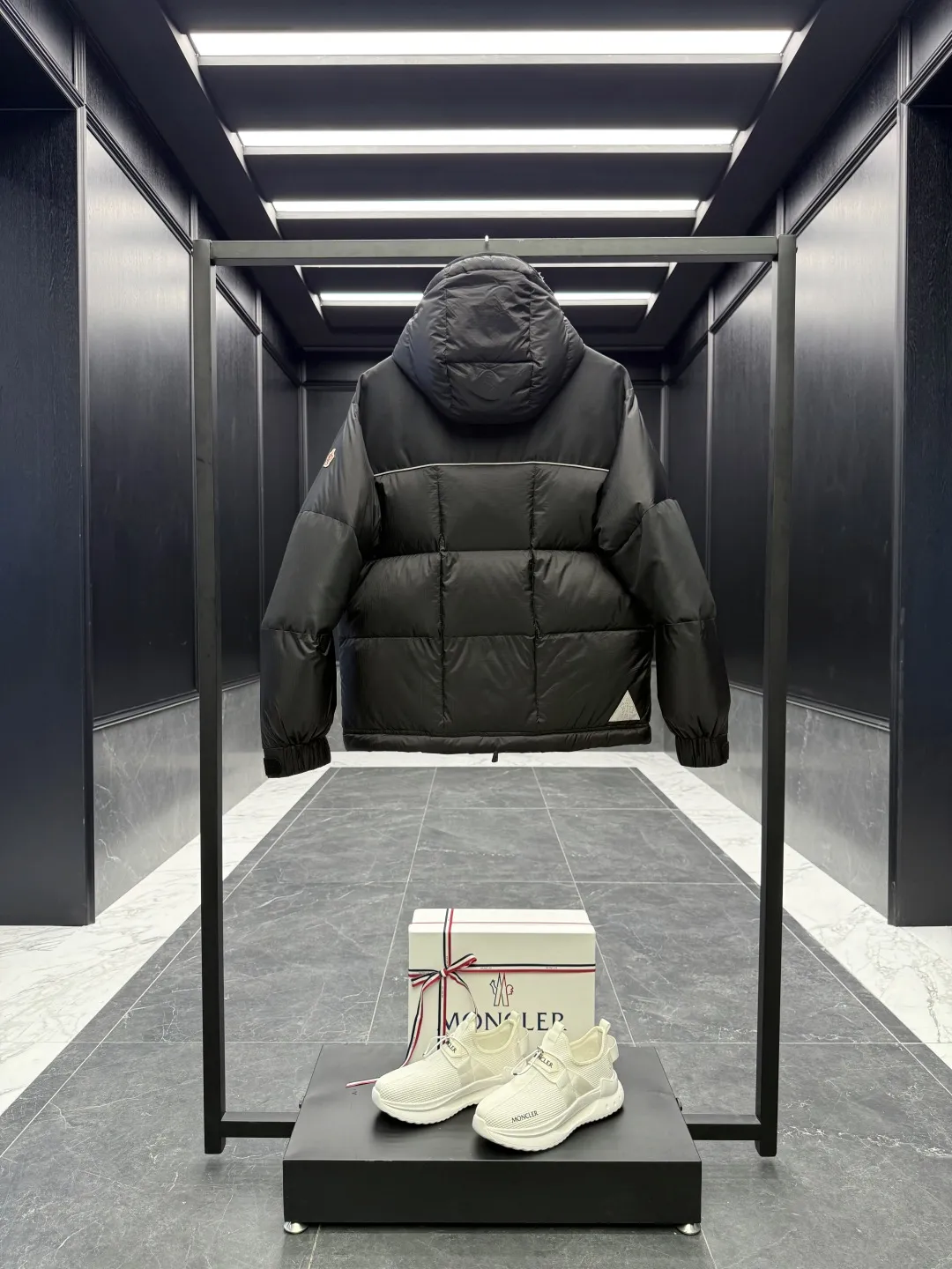 Moncler Grenoble Albiez Down Jacket Black Casual - Image 9