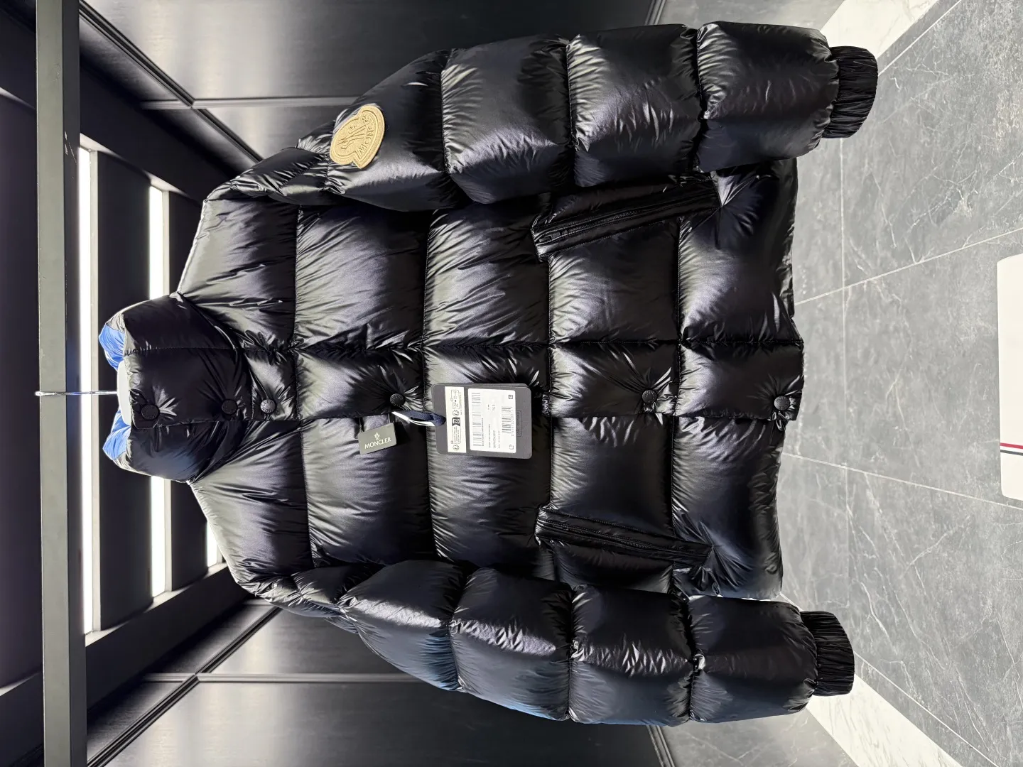 Moncler Dervox Down Jacket Black Pop - Image 5