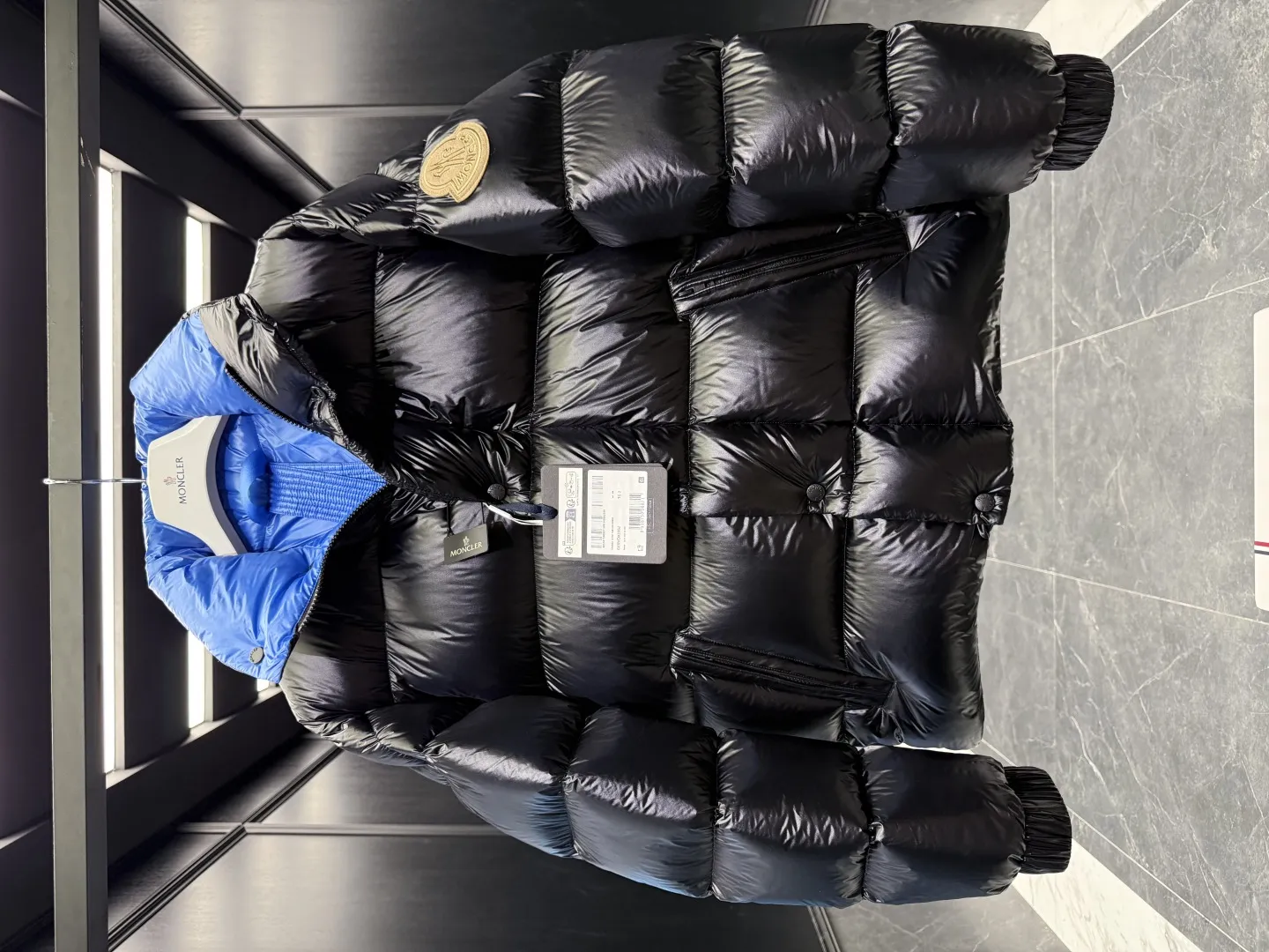 Moncler Dervox Down Jacket Black Pop - Image 6