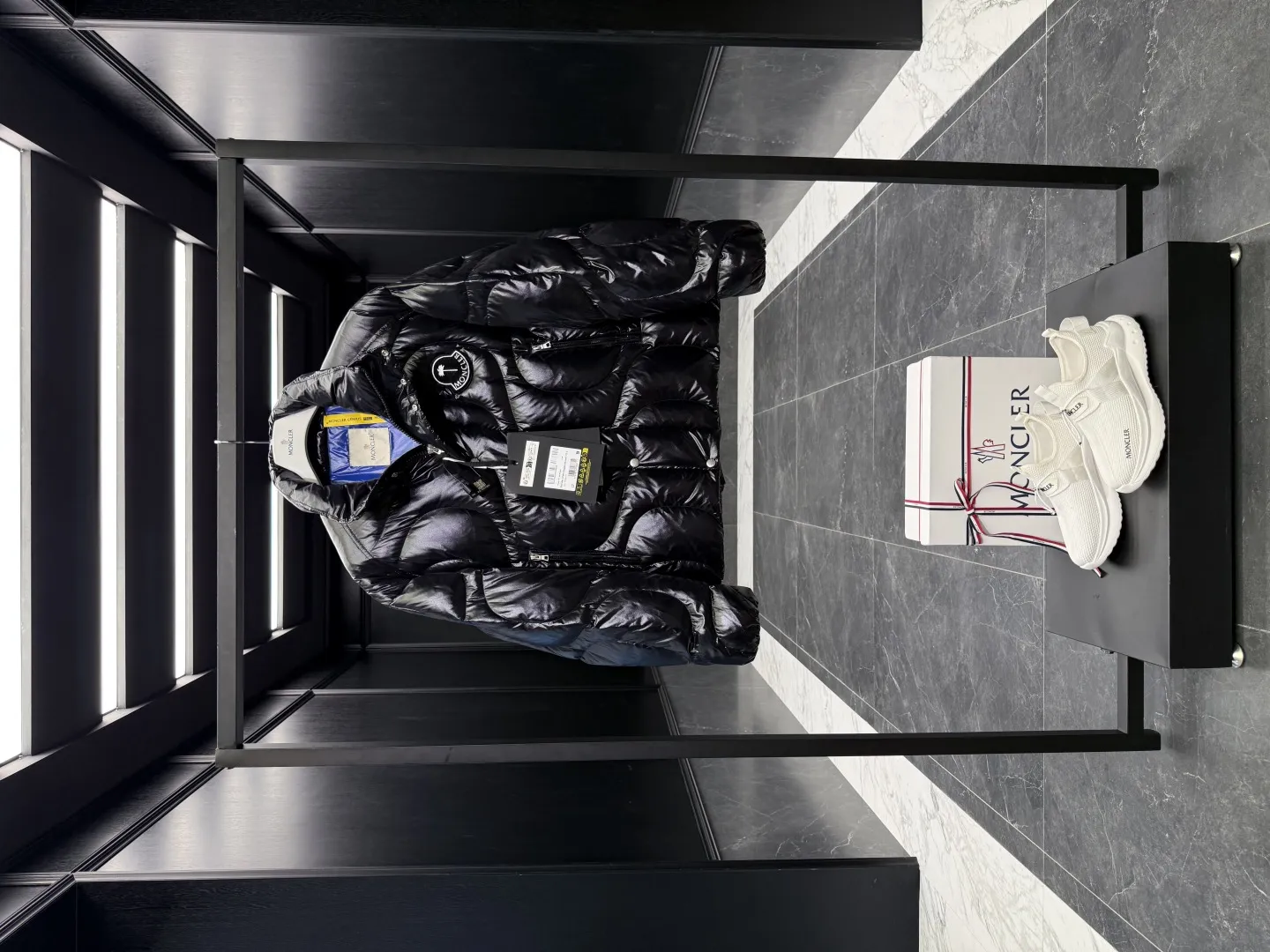 Moncler Palm Angels Haunani Black Jacket - Image 3