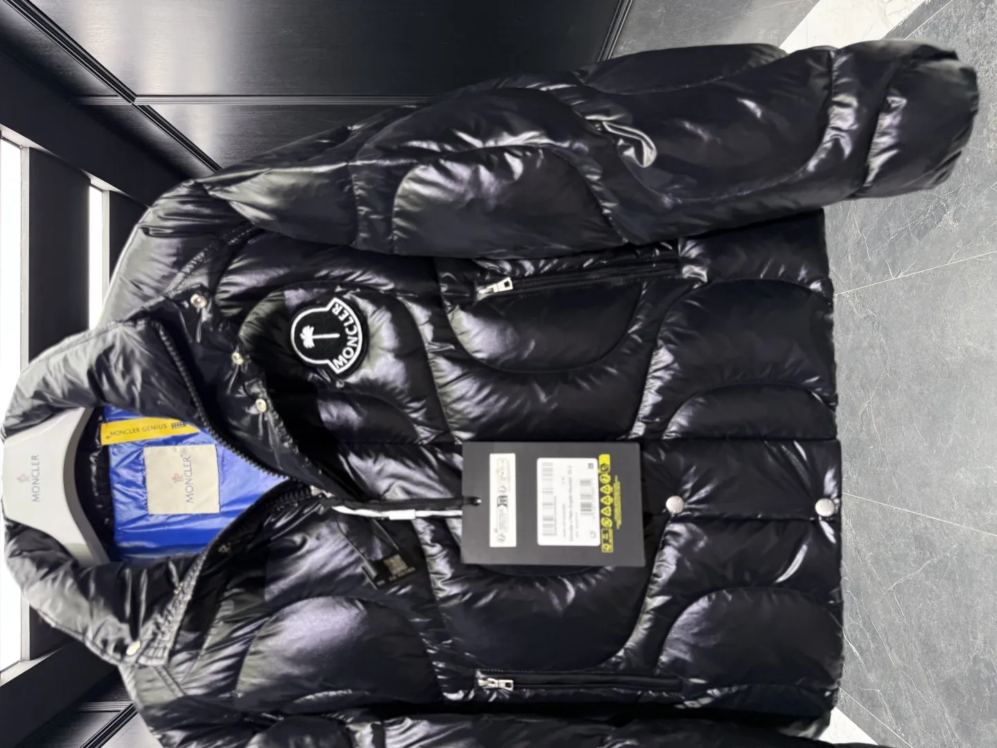 Moncler Palm Angels Haunani Black Jacket - Image 7