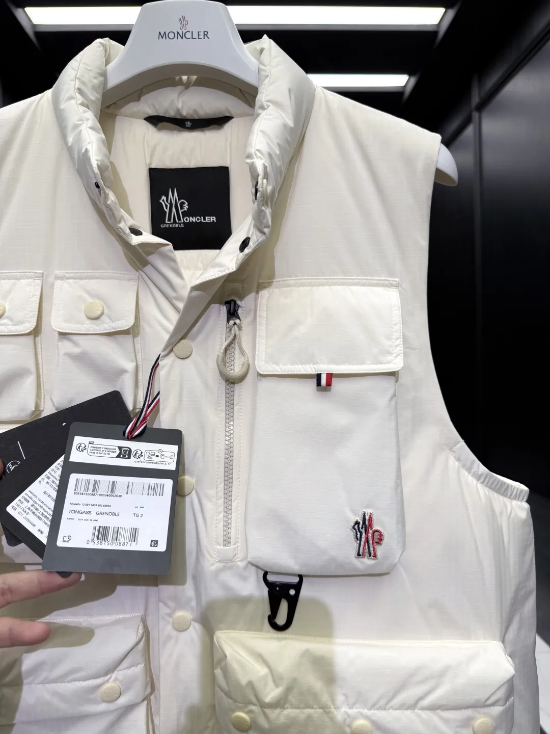 Moncler Grenoble Tongass Vest Off White - Image 6