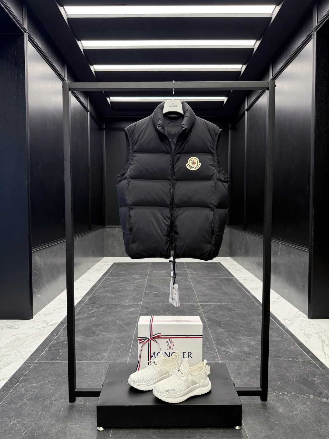 Moncler Almaz Vest Black Puffer Style - Image 3