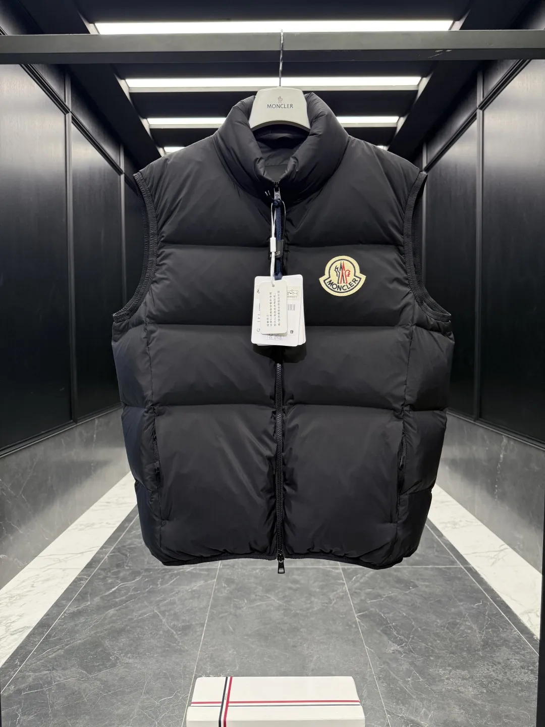 Moncler Almaz Vest Black Puffer Style - Image 4