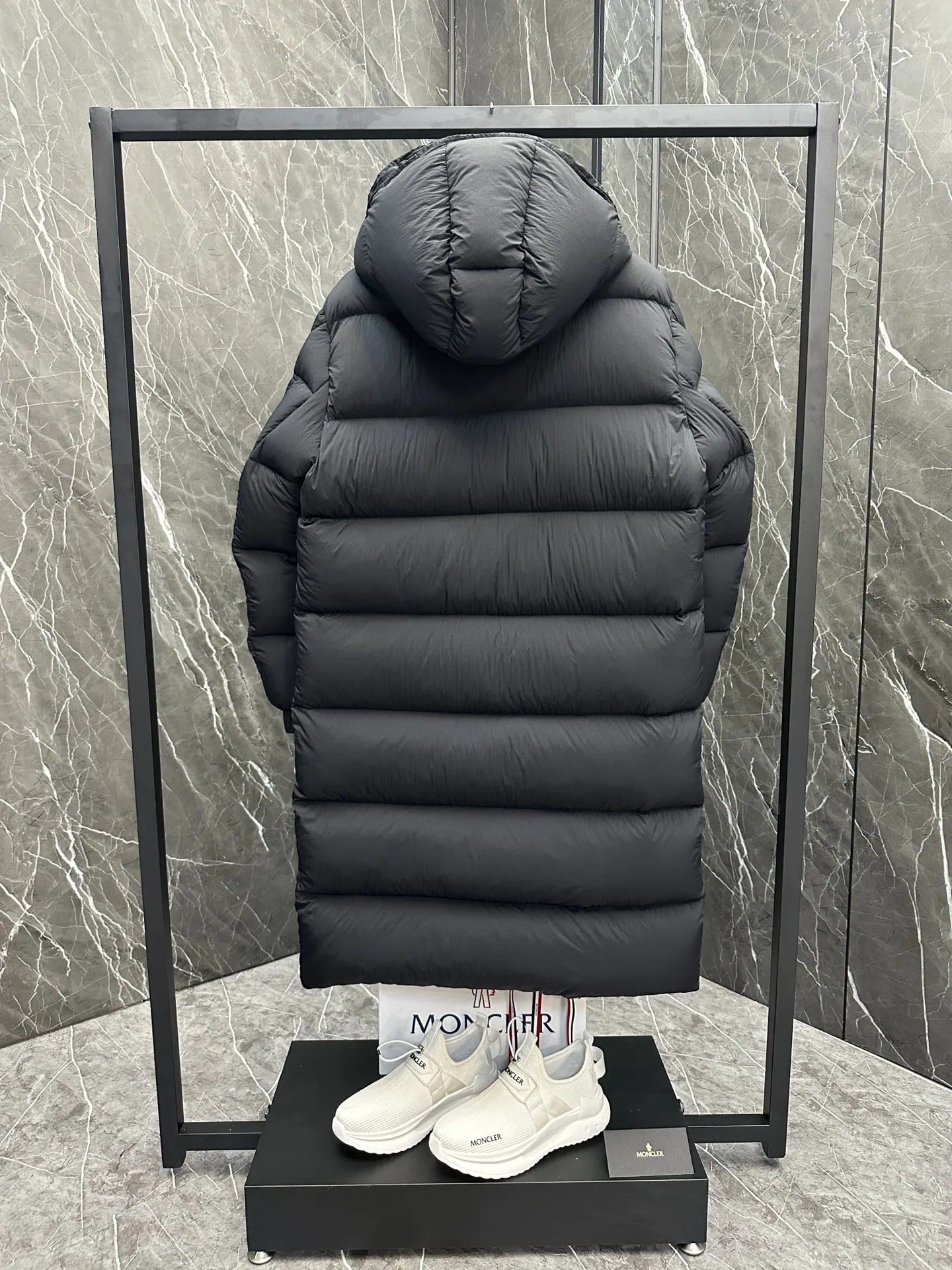Moncler Maya Down Jacket Black Matte - Image 10