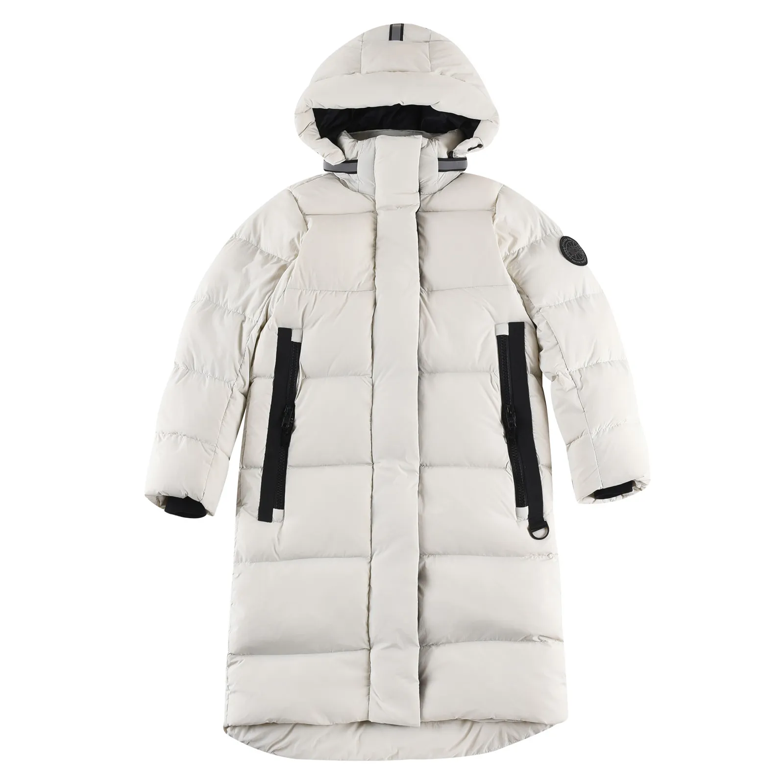 Canada Goose HyBridge Down Parka White Coat