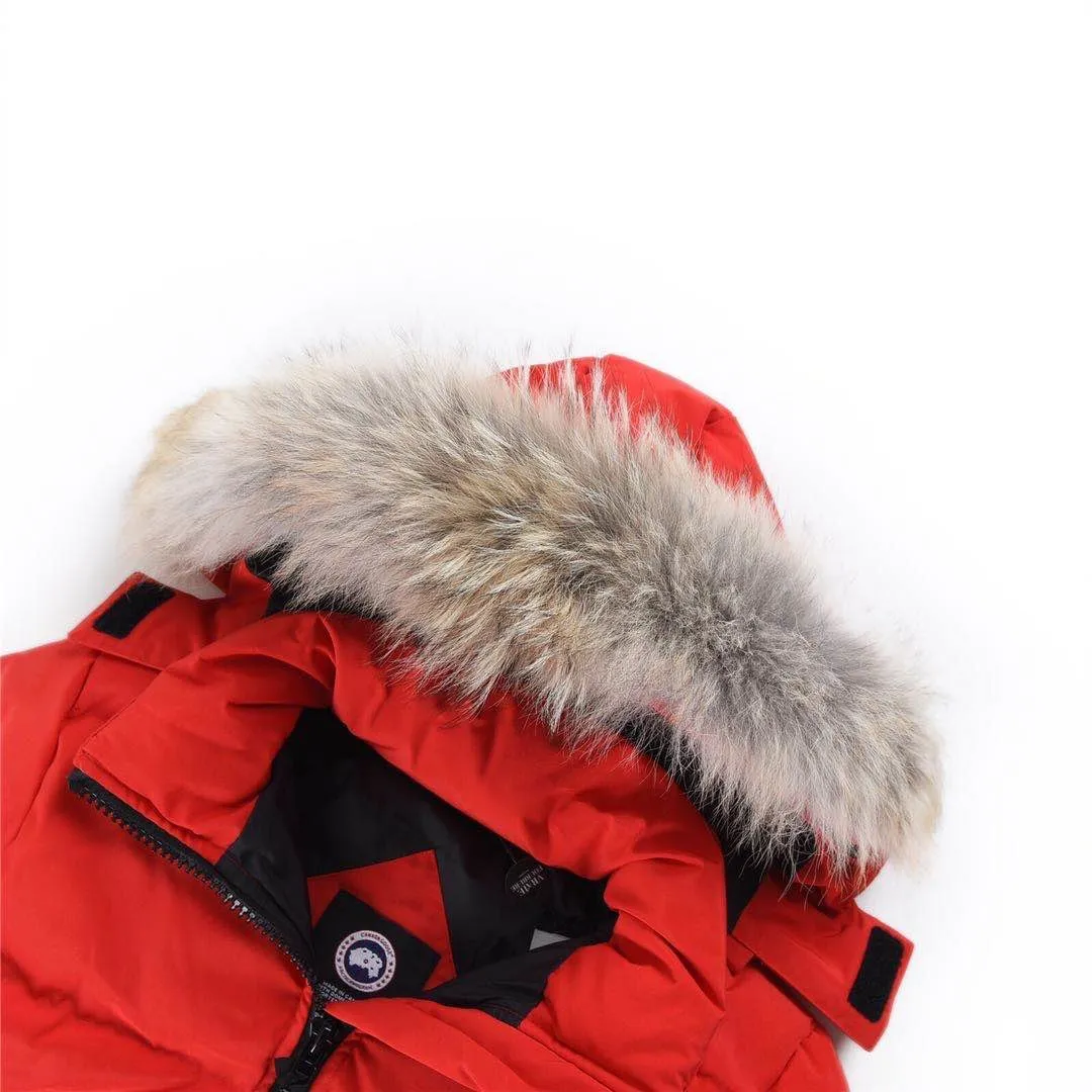 Canada Goose Mystique 3035LB Red Parka - Image 4